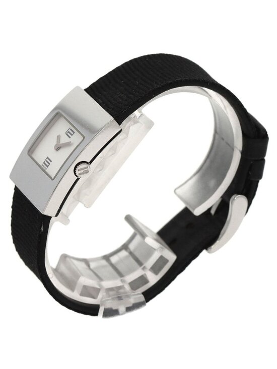 Gucci Square Face Watch SS Leather main image 13